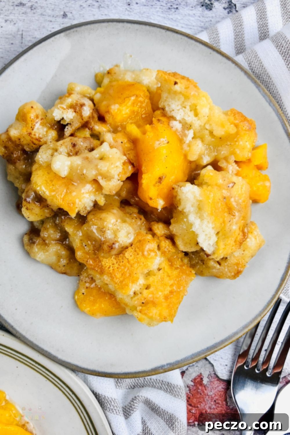 Easy peach cobbler recipe