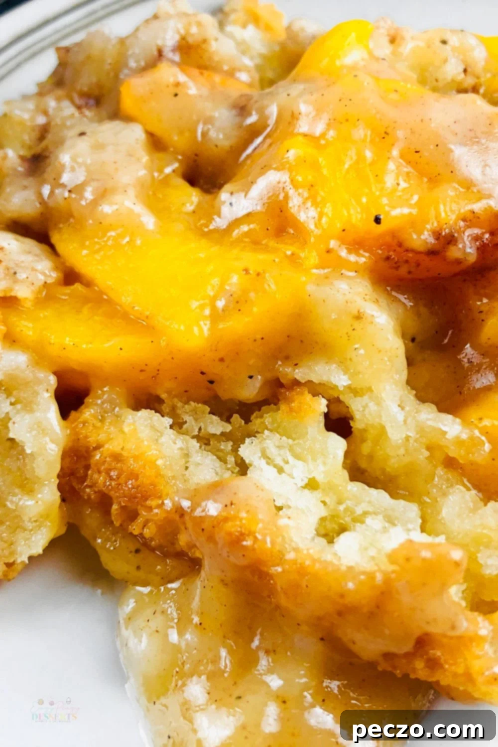 Peach cobbler with canned peaches recipe
