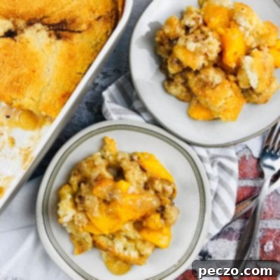 Classic Homemade Peach Cobbler