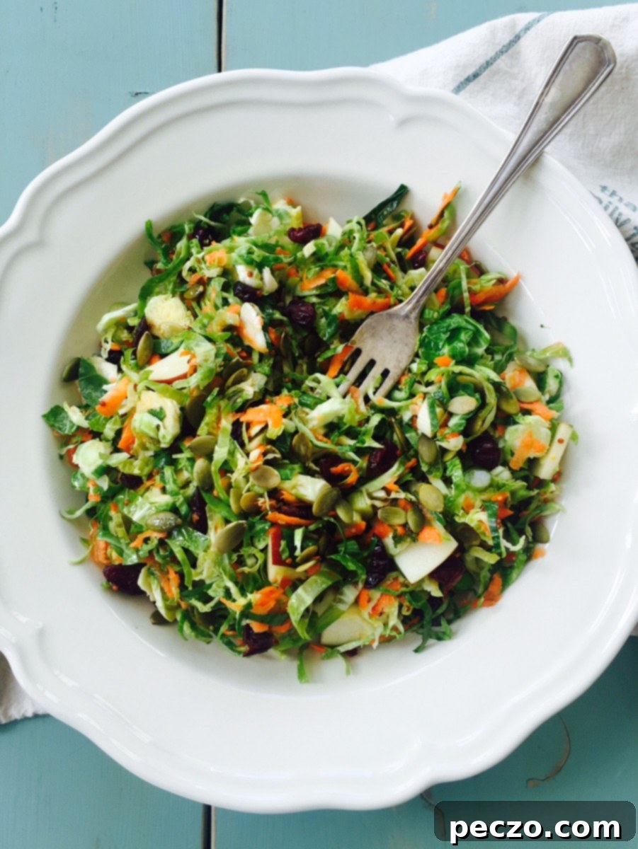 brussels sprout salad 2