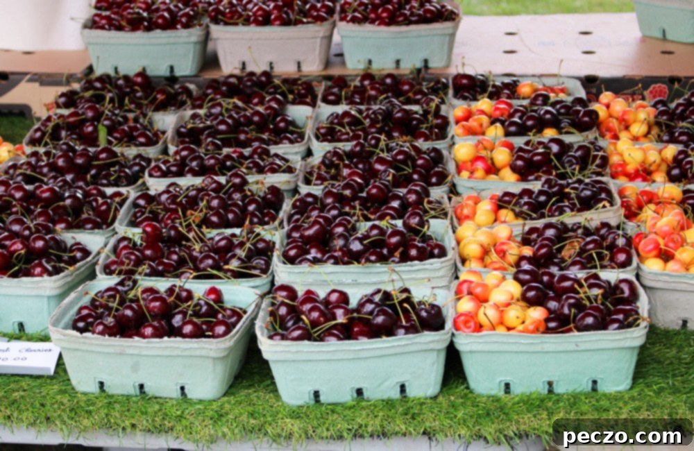 Fresh BC cherries ready for baking