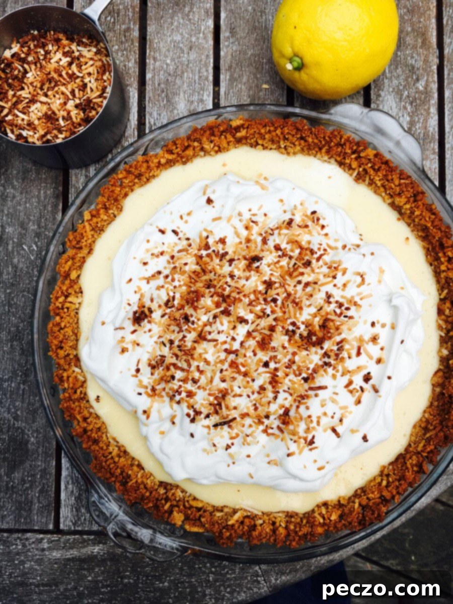 lemon coconut pie 4