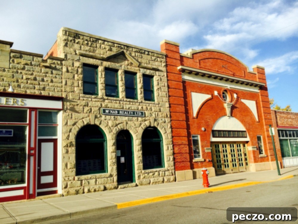 Fort Macleod vintage buildings