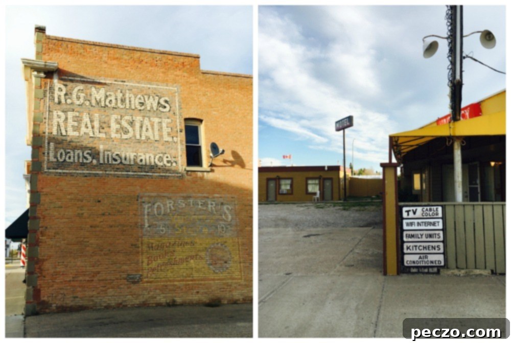 Fort Macleod historic main street