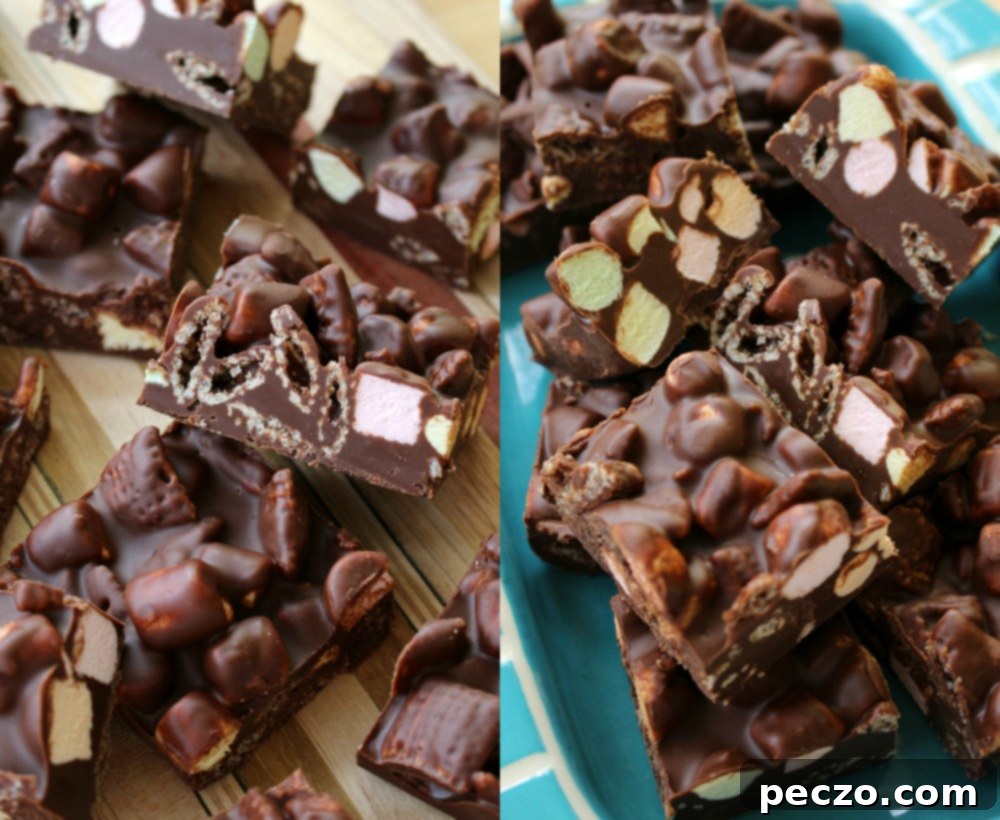 chocolate marshmallow squares 5