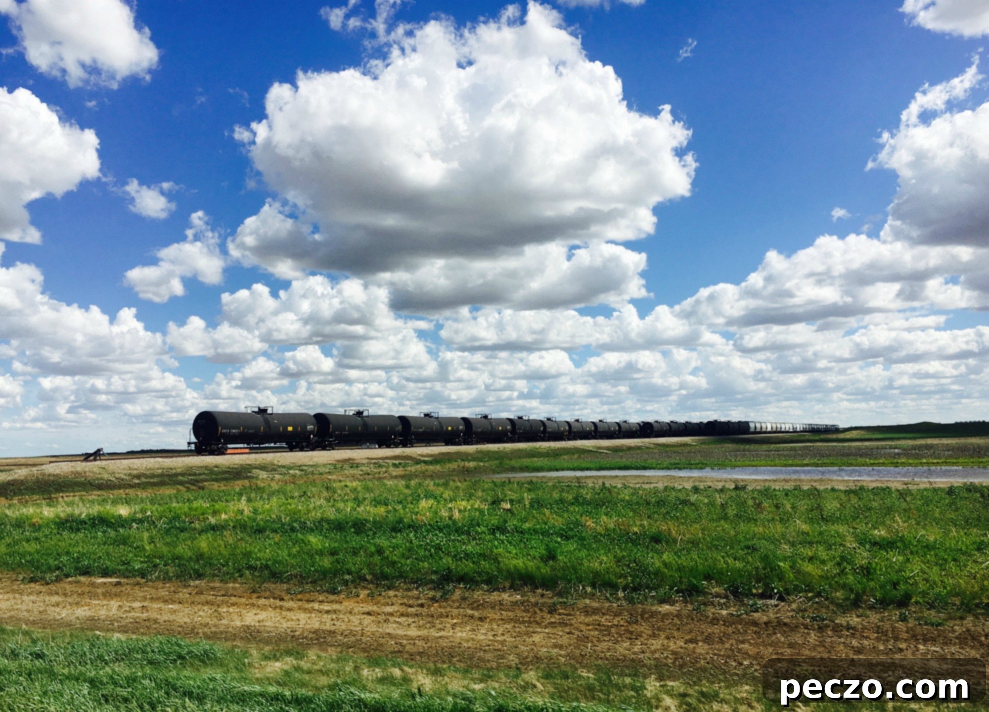 Saskatchewan Landscape - Vast open fields under a big sky