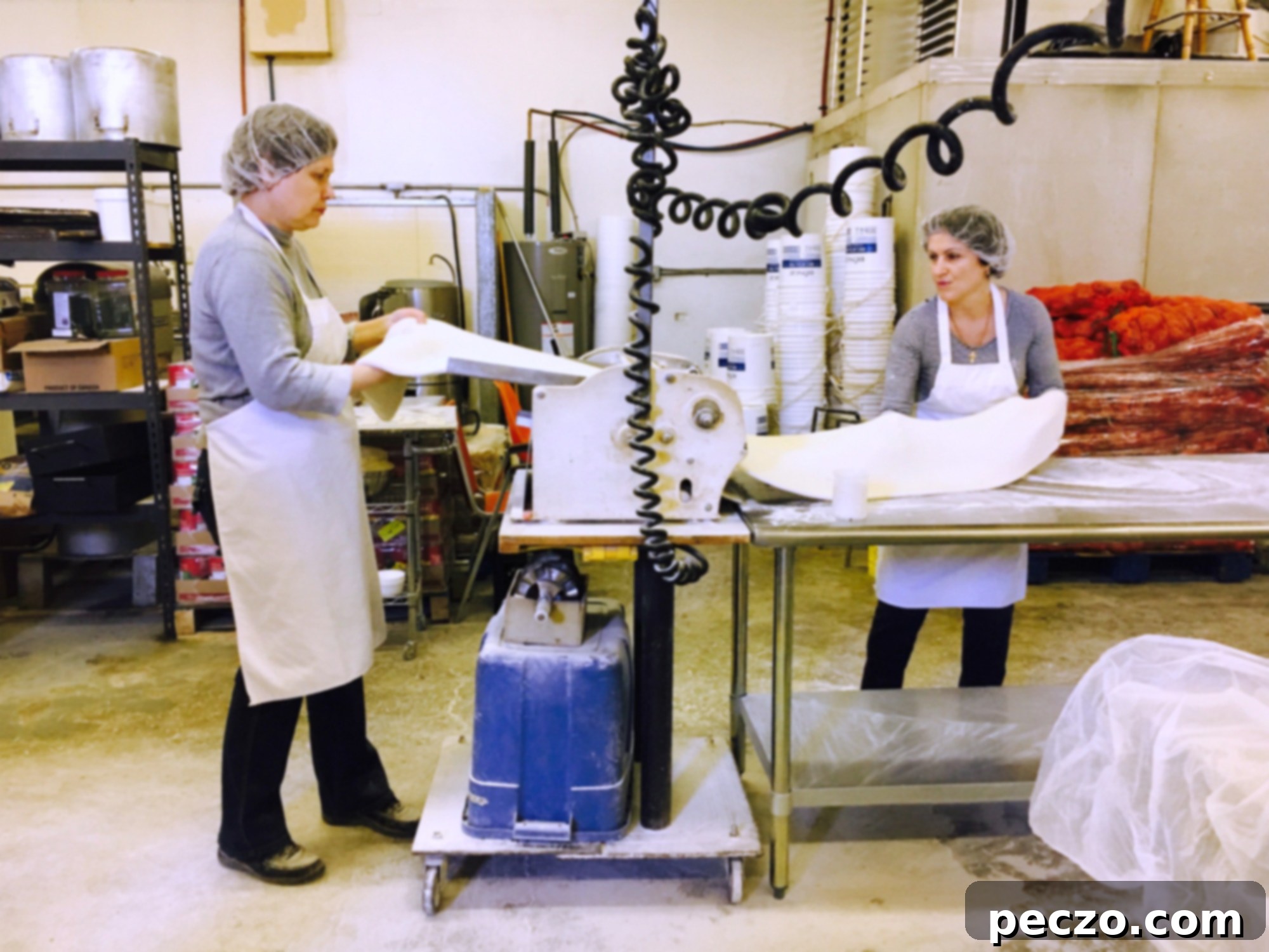 Baba's Perogies - Rolling dough by hand