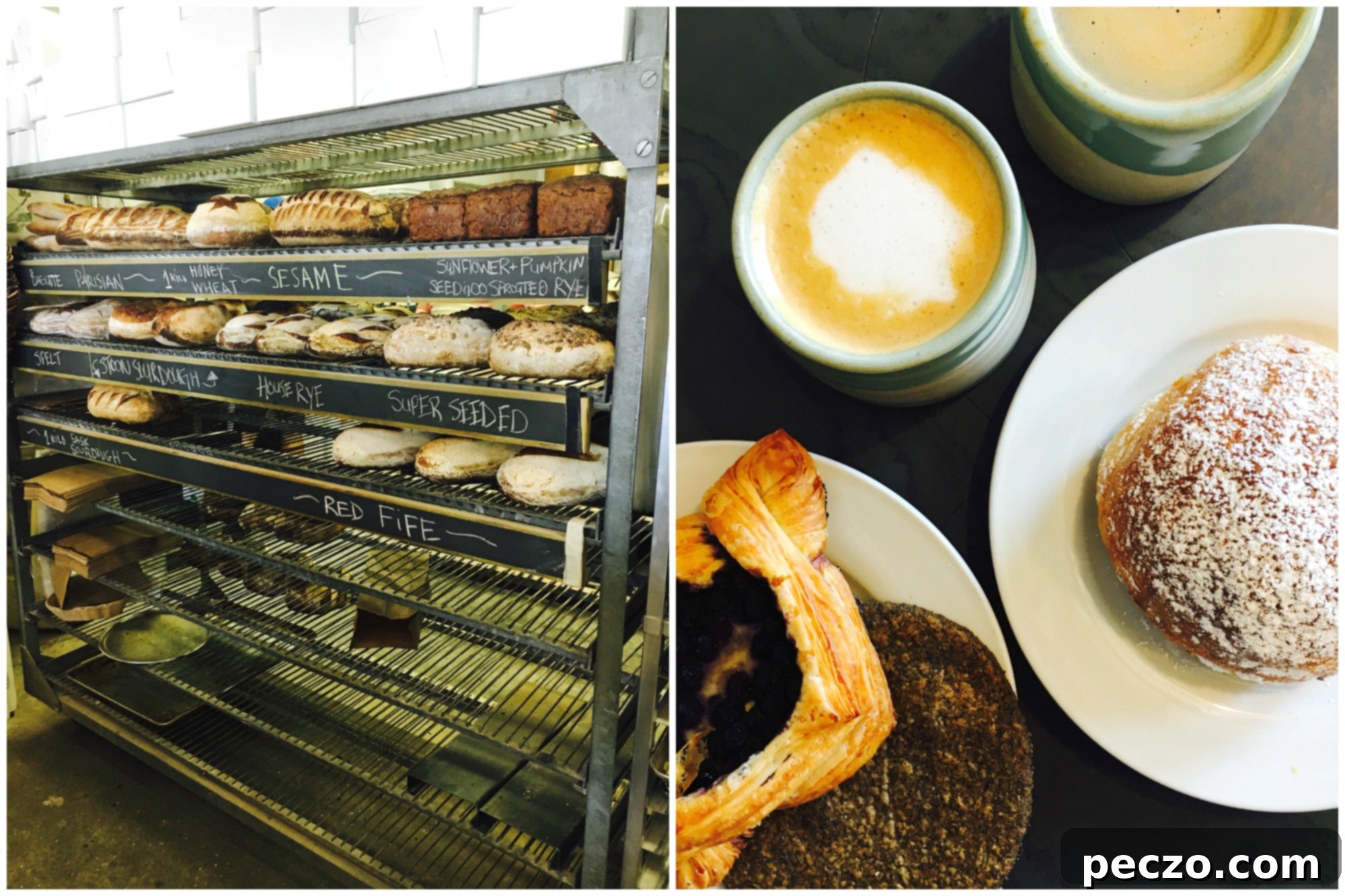 Night Oven Bakery - Rustic interior with freshly baked goods