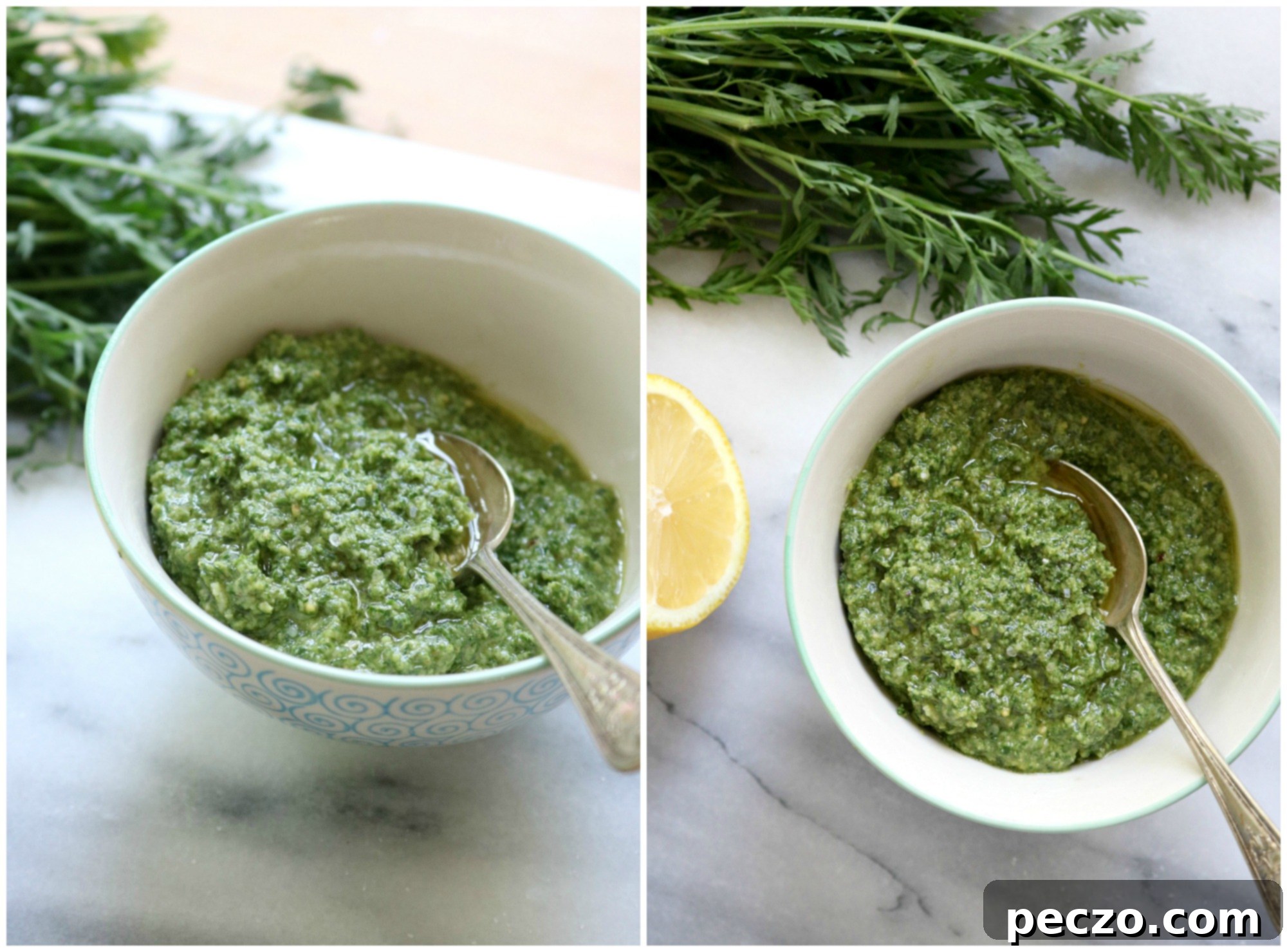 Carrot Top Pesto