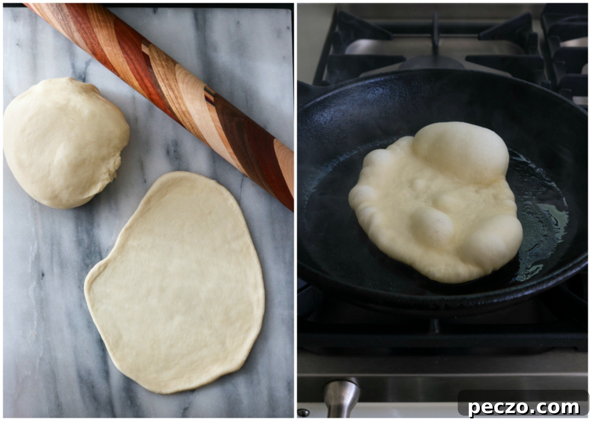 Cooking naan 1