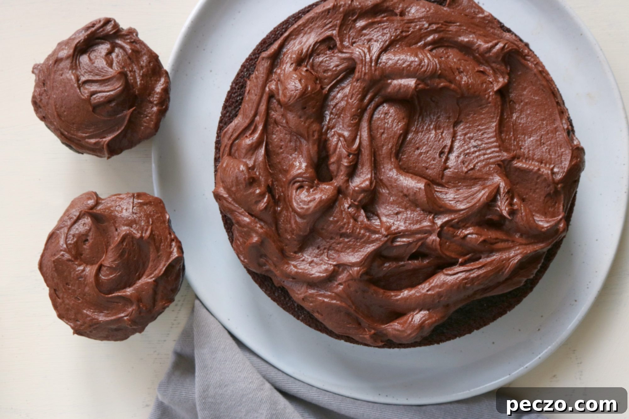 Chocolate Cake with Ermine Icing