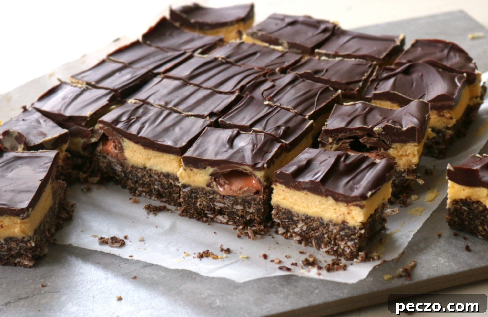 Delicious Cadbury Creme Egg Stuffed Nanaimo Bars