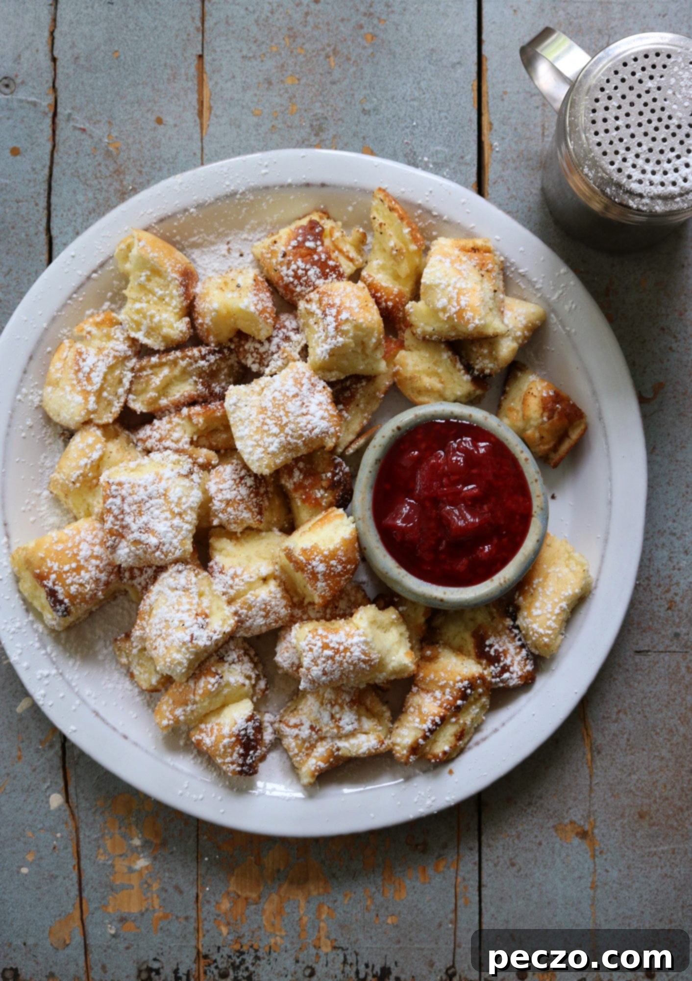 Kaiserschmarrn (Torn/Shredded Pancake) served with berries