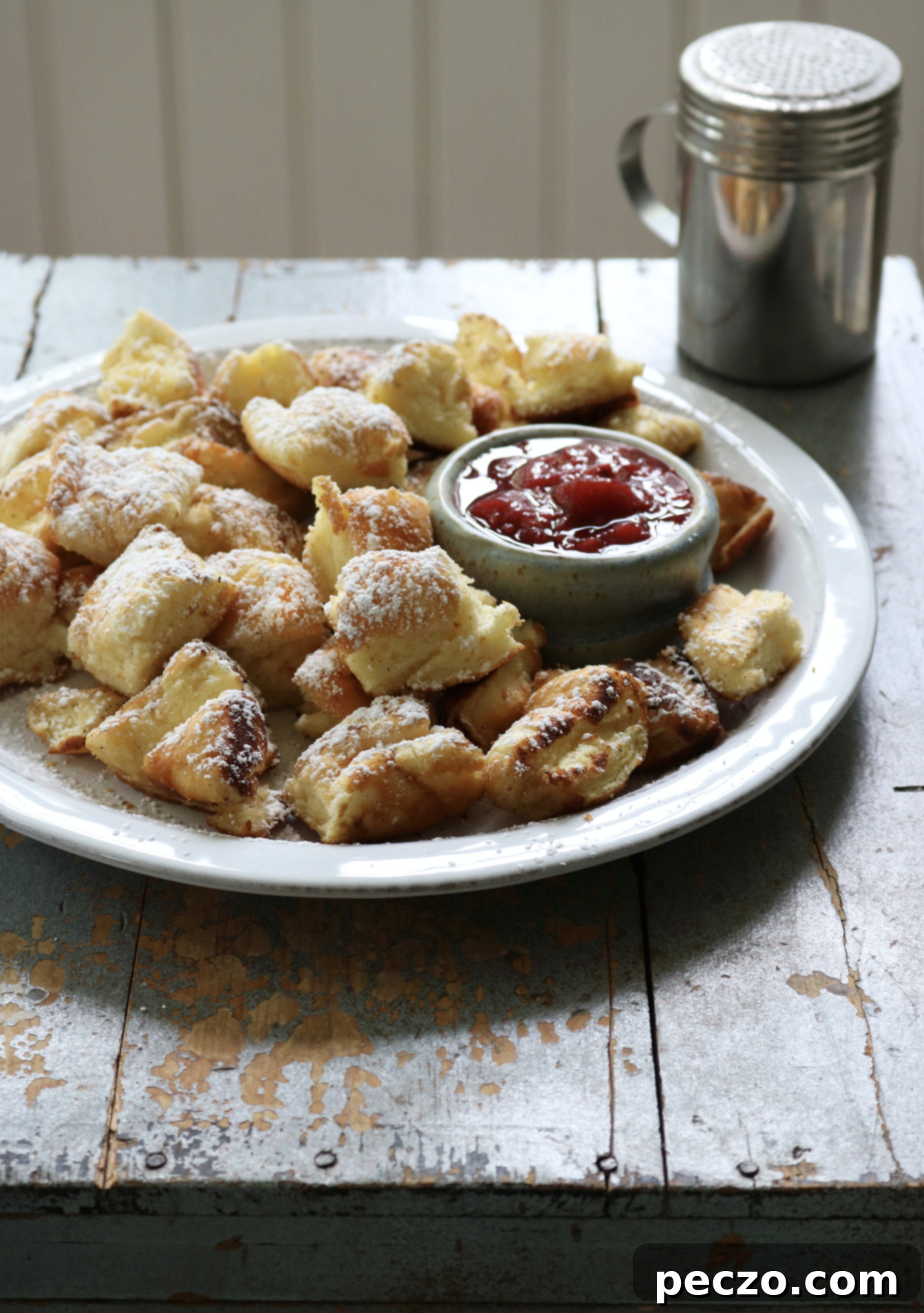 Kaiserschmarrn (Torn/Shredded Pancake) close-up