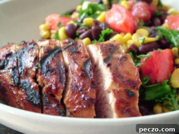 Grilled Pork Tenderloin & Vibrant Corn Salad
