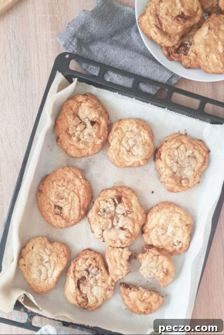 Chocolate almond cookies, rich and satisfying