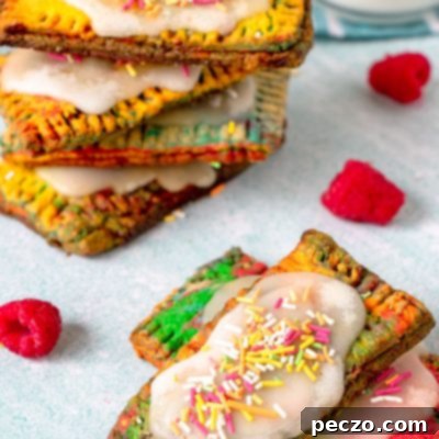 Effortless Homemade Pop Tart Perfection 7 Image of rainbow homemade pop tart