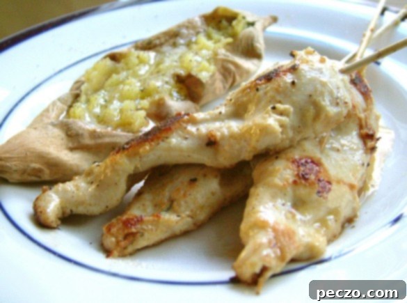 Chicken Satay & Sweet Potato
