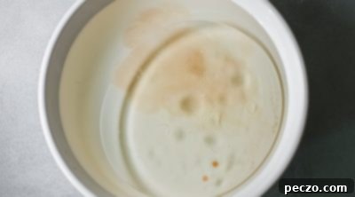 Mixing wet ingredients for vegan cake