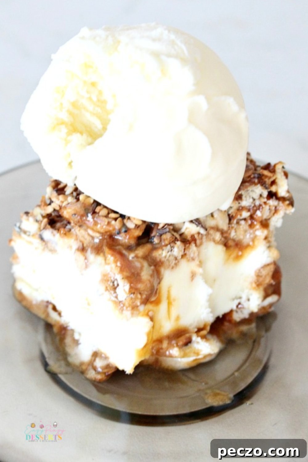 Vanilla ice cream sandwich