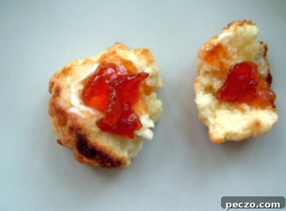 Biscuits and jam, a perfect comfort food pairing
