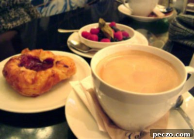 Our delightful breakfast in Montreal