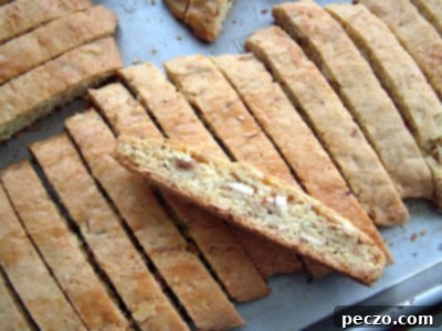 Perfectly baked orange almond biscotti