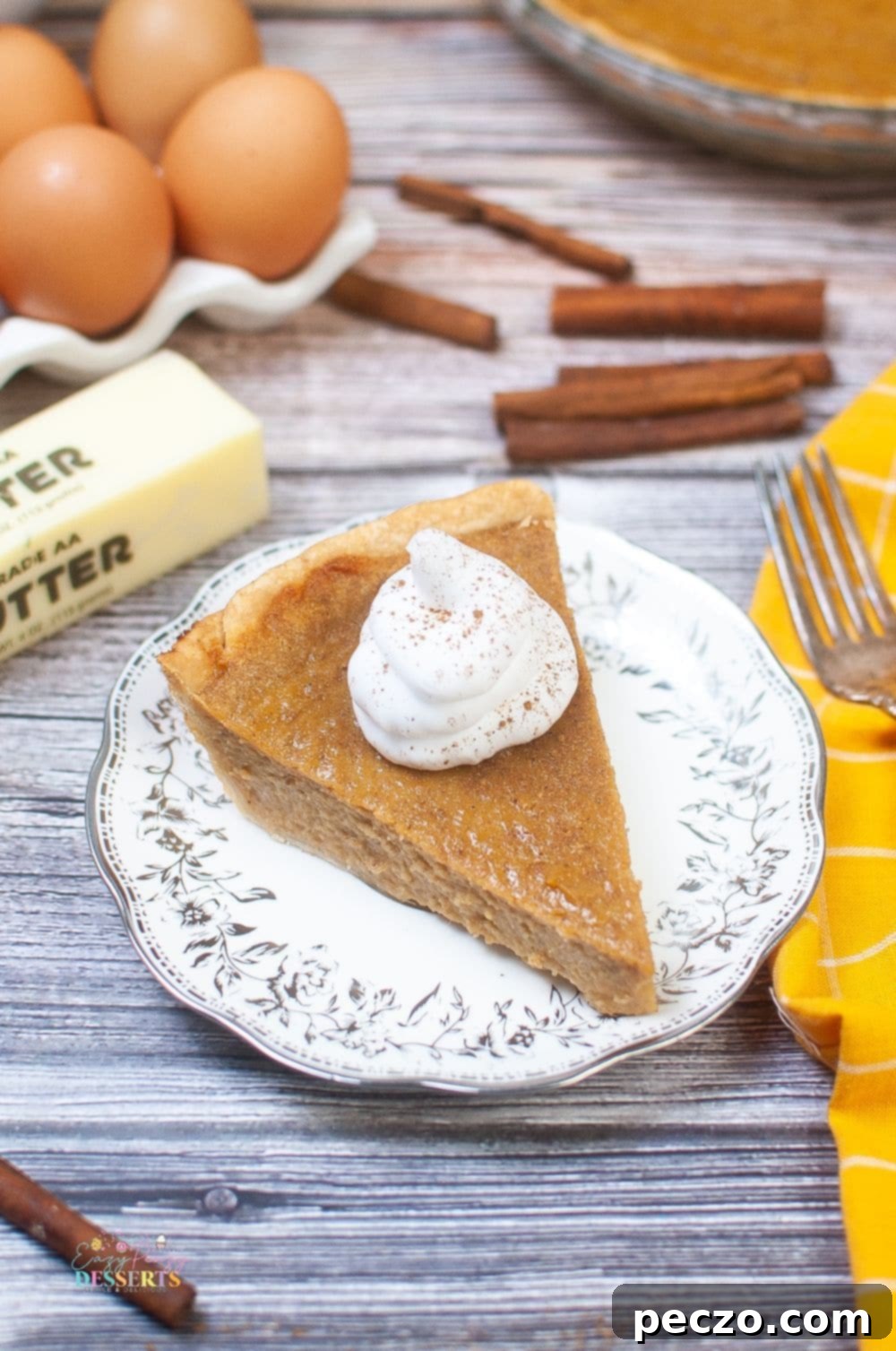 Easy sweet potato pie - a simple recipe with delicious results every time