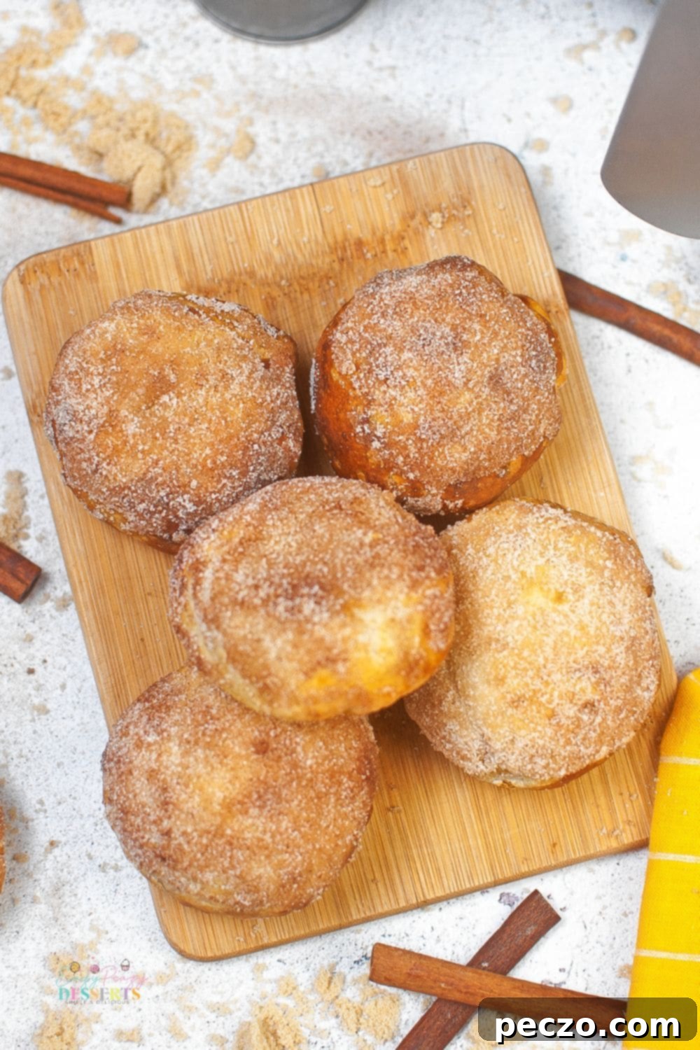 Air fryer pumpkin pie balls