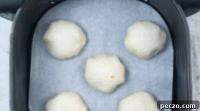 Pumpkin pie bombs in air fryer basket