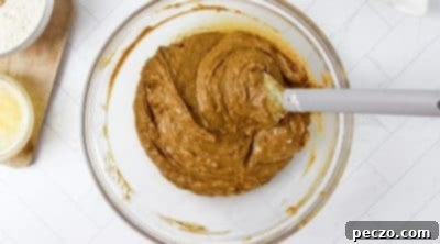 Combining wet and dry ingredients for muffin batter