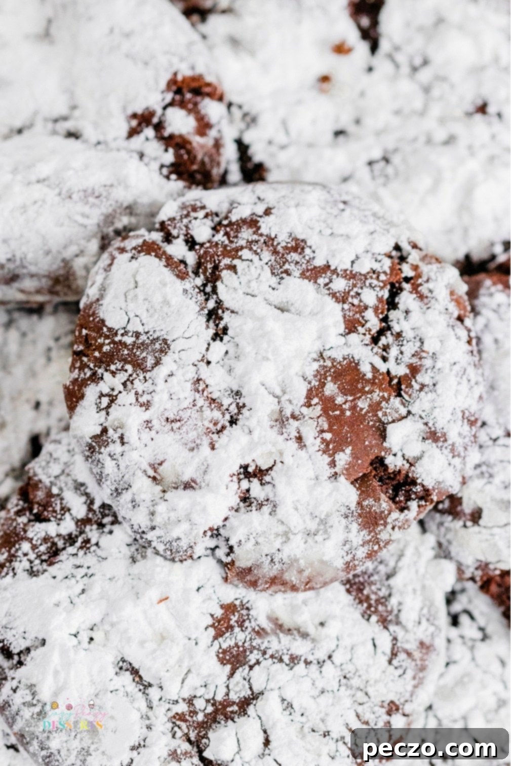 Close up image of a Crinkle cookie