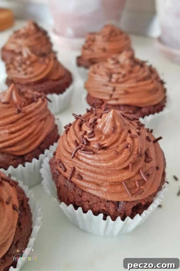 Fudge cupcakes