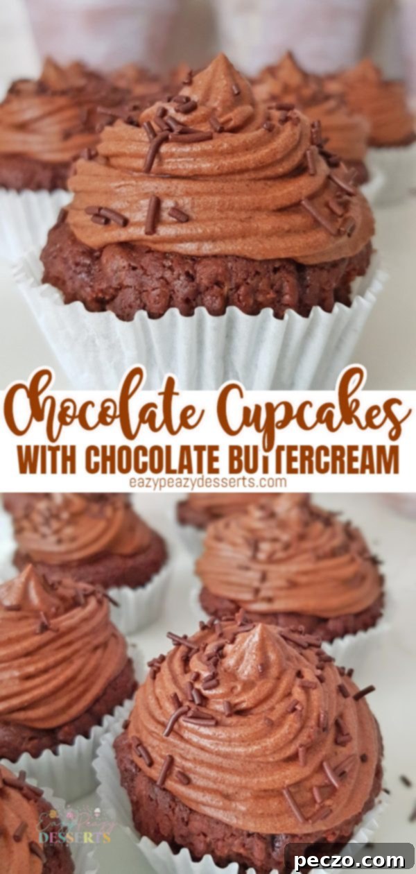 Chocolate fudge cupcakes
