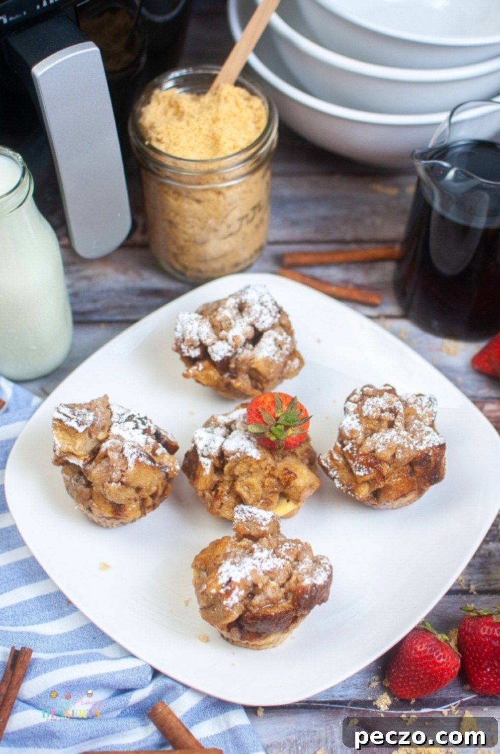 Easy French toast muffins