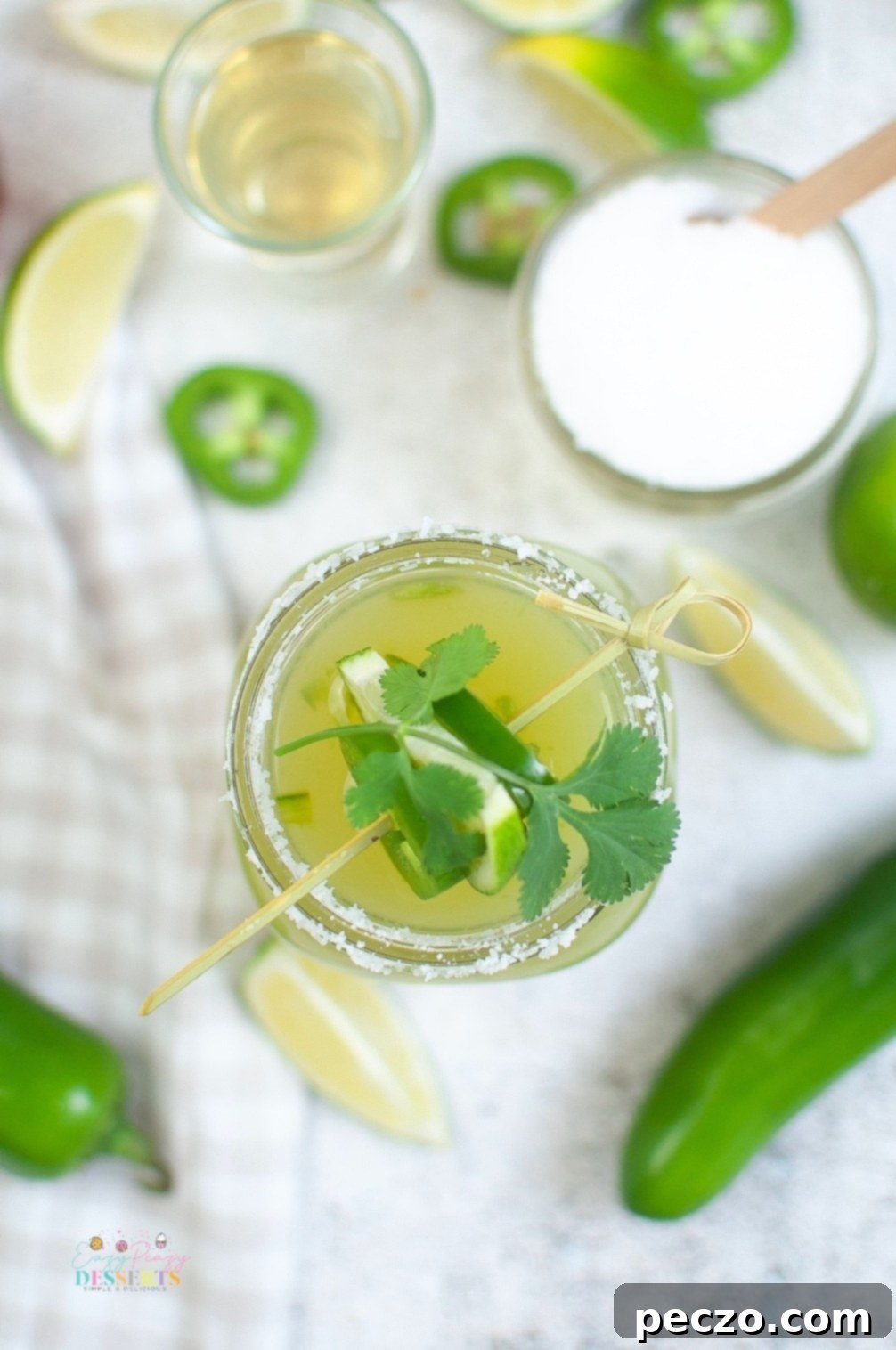 Spicy jalapeno margarita