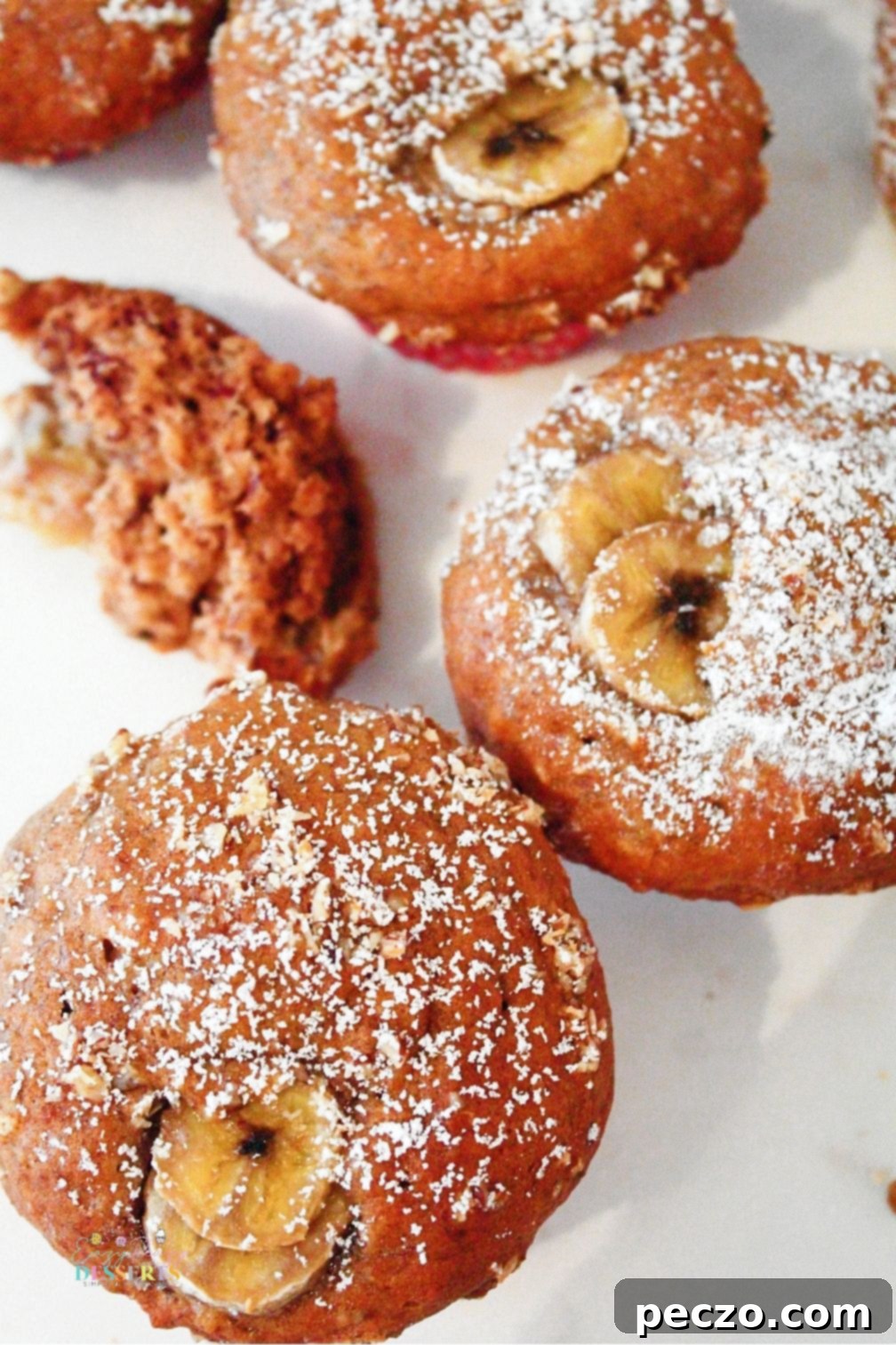 Pecan banana muffins