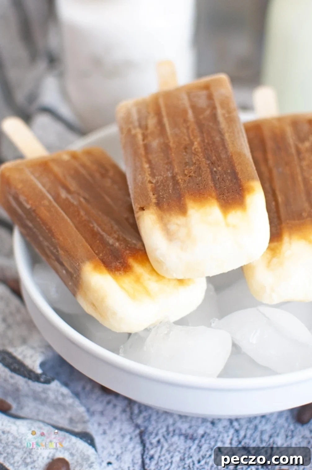 Latte coffee [popsicles