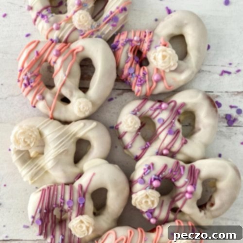 Chocolate covered pretzels