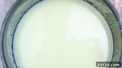 Melt until smooth and cool to thicken