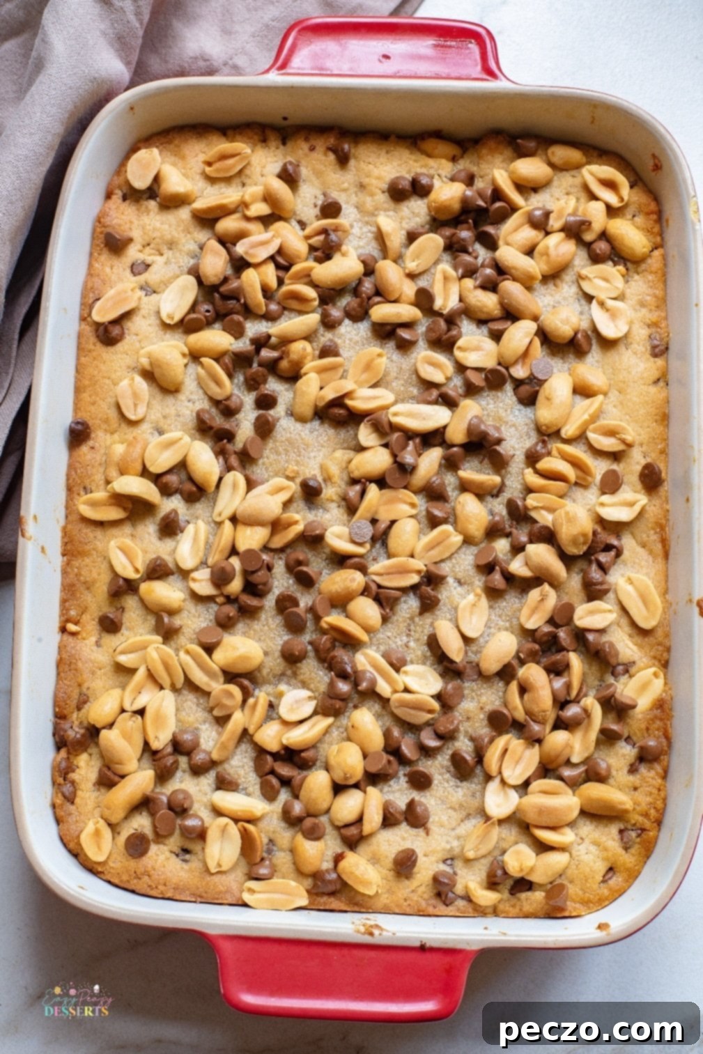 Chocolate peanut butter cookie bars