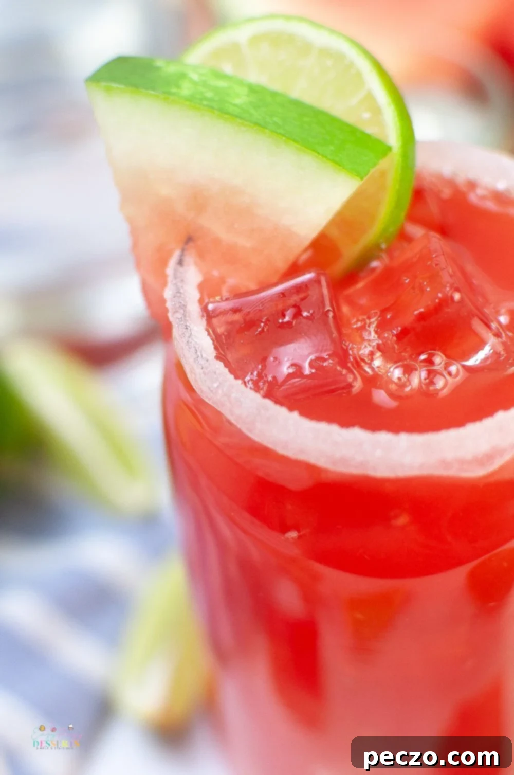 Fresh watermelon margarita