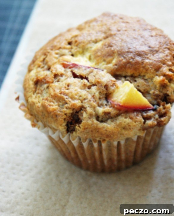 Peach+bran+muffins