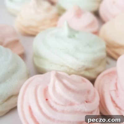 Meringue cookies