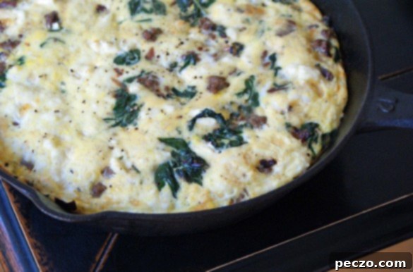 Sausage+chard+frittata