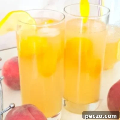 Fresh Peach Lemonade Recipe