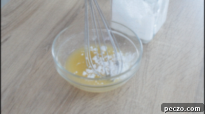 Preparing orange glaze